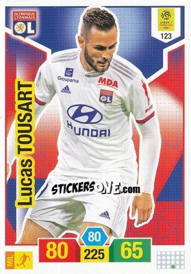 Cromo Lucas Tousart - FOOT 2019-2020. Adrenalyn XL n. 123 - Panini