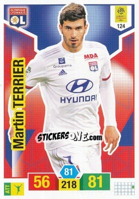 Cromo Martin Terrier - FOOT 2019-2020. Adrenalyn XL n. 124 - Panini