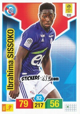 Cromo Ibrahima Sissoko - FOOT 2019-2020. Adrenalyn XL n. 332 - Panini