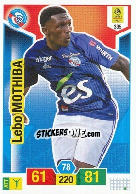 Figurina Lebo Mothiba - FOOT 2019-2020. Adrenalyn XL n. 335 - Panini