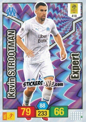 Figurina Kevin Strootman - FOOT 2019-2020. Adrenalyn XL n. 418 - Panini