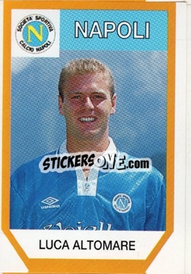 Cromo Luca Altomare - Calcio Flash 1994 n. 189 - Euroflash