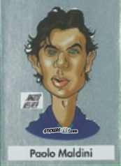 Sticker Paolo Maldini - Calcio Flash 1995 n. C2 - Euroflash