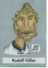 Sticker Rudolf Völler - Calcio Flash 1995 n. C13 - Euroflash
