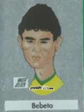 Sticker Bebeto - Calcio Flash 1995 n. C18 - Euroflash