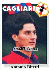 Cromo Antonio Bitetti - Calcio Flash 1995 n. 43 - Euroflash