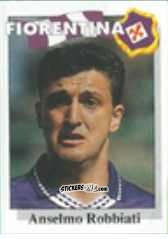 Figurina Anselmo Robbiati - Calcio Flash 1995 n. 82 - Euroflash