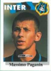 Figurina Massimo Paganin - Calcio Flash 1995 n. 129 - Euroflash