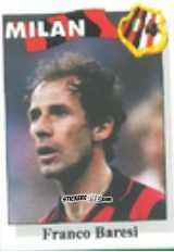 Sticker Franco Baresi - Calcio Flash 1995 n. 183 - Euroflash