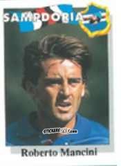 Cromo Roberto Mancini - Calcio Flash 1995 n. 301 - Euroflash