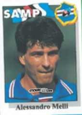 Figurina Alessandro Melli - Calcio Flash 1995 n. 302 - Euroflash