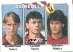 Cromo Massimiliano Notari / Gaetano Vasari / Giacomo Modica - Calcio Flash 1995 n. 323 - Euroflash