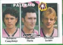 Cromo Salvatore Campilongo / Valeriano Florin / Giuseppe Iachini - Calcio Flash 1995 n. 367 - Euroflash