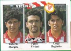 Cromo Roberto Murgita / Fabio Viviani / Luigi Beghetto - Calcio Flash 1995 n. 400 - Euroflash