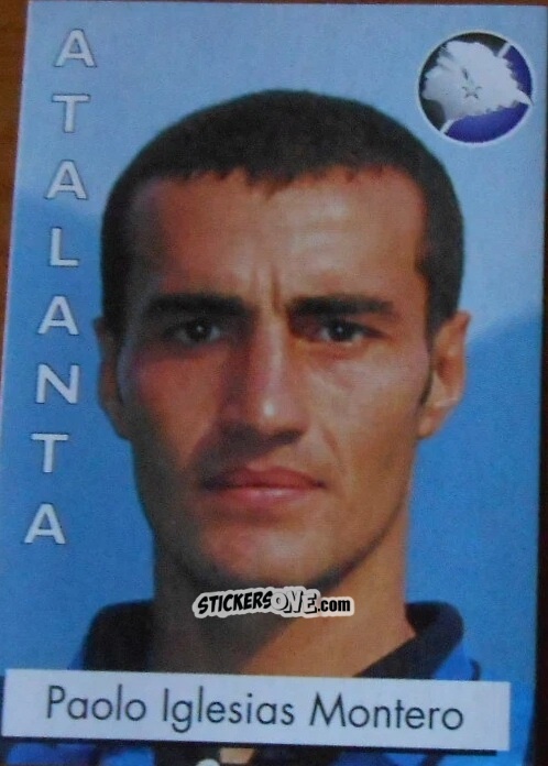 Sticker Paolo Iglesias Montero - Calcio Flash 1996 n. 6 - Euroflash