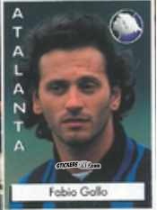 Cromo Fabio Gallo - Calcio Flash 1996 n. 13 - Euroflash
