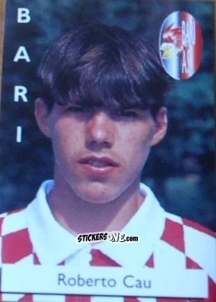Cromo Roberto Cau - Calcio Flash 1996 n. 27 - Euroflash