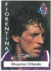 Figurina Massimo Orlando - Calcio Flash 1996 n. 80 - Euroflash
