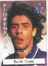 Sticker Rui M. Costa - Calcio Flash 1996 n. 85 - Euroflash