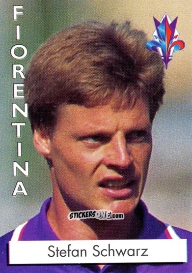 Figurina Stefan Schwarz - Calcio Flash 1996 n. 86 - Euroflash