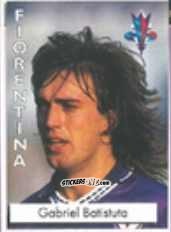 Figurina Gabriel Batistuta - Calcio Flash 1996 n. 89 - Euroflash