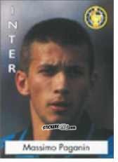 Figurina Massimo Paganin - Calcio Flash 1996 n. 94 - Euroflash