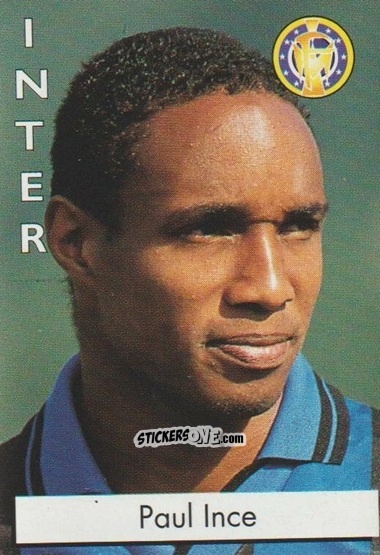 Sticker Paul Ince - Calcio Flash 1996 n. 103 - Euroflash
