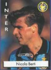 Cromo Nicola Berti - Calcio Flash 1996 n. 104 - Euroflash