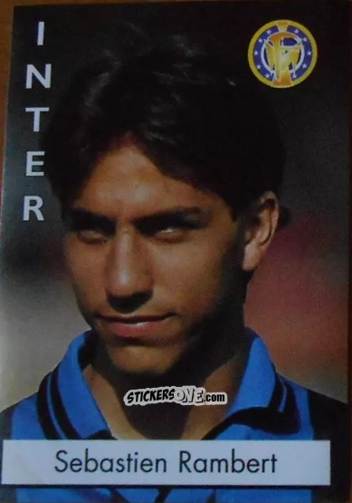 Cromo Sebastien Rambert - Calcio Flash 1996 n. 106 - Euroflash