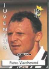 Figurina Pietro Vierchowod - Calcio Flash 1996 n. 114 - Euroflash
