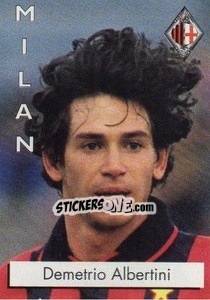 Sticker Demetrio Albertini - Calcio Flash 1996 n. 152 - Euroflash