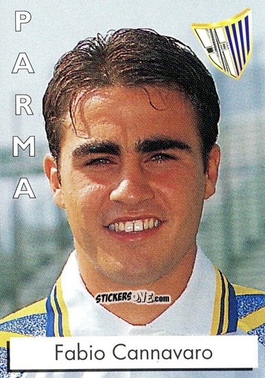 Cromo Fabio Cannavaro - Calcio Flash 1996 n. 201 - Euroflash
