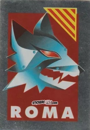 Cromo Scudetto Roma - Calcio Flash 1996 n. SC14 - Euroflash