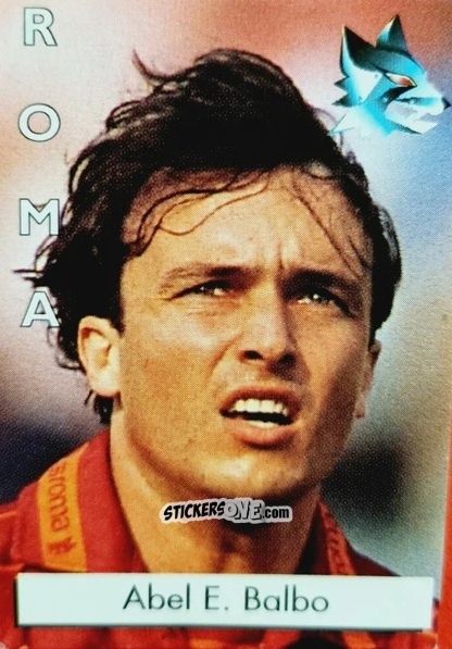 Figurina Abel E. Balbo - Calcio Flash 1996 n. 249 - Euroflash