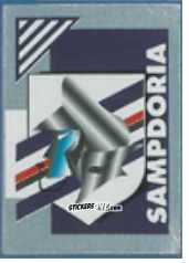 Figurina Scudetto Sampdoria - Calcio Flash 1996 n. SC15 - Euroflash