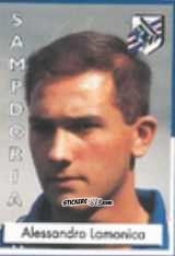 Cromo Alessandro Lamonica - Calcio Flash 1996 n. 254 - Euroflash