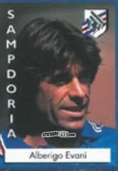 Cromo Alberigo Evani - Calcio Flash 1996 n. 259 - Euroflash