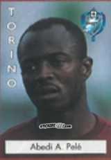 Figurina Abedi A. Pelé - Calcio Flash 1996 n. 282 - Euroflash