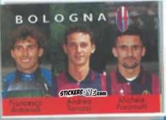 Sticker Francesco Antonioli / Andrea Tarozzi / Michele Paramatti - Calcio Flash 1996 n. 329 - Euroflash