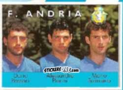 Cromo Dario Passoni / Alessandro Pierini / Mario Solimeno - Calcio Flash 1996 n. 350 - Euroflash