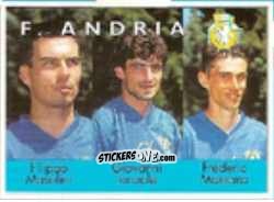 Figurina Filippo Masolini / Giovanni Ianuale / Frederic Massara - Calcio Flash 1996 n. 352 - Euroflash
