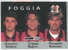 Cromo Giovanni Tedesco / Cristian Baglieri / Pierpaolo Bresciani - Calcio Flash 1996 n. 356 - Euroflash