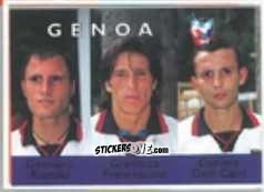 Sticker Gennaro Ruotolo / Gianluca Francesconi / Daniele Delli Carri - Calcio Flash 1996 n. 358 - Euroflash
