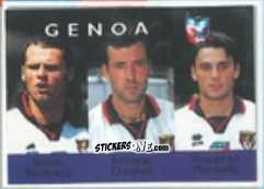 Sticker Tomas Skuhravy / Roberto Onorati / Vincenzo Montella - Calcio Flash 1996 n. 360 - Euroflash