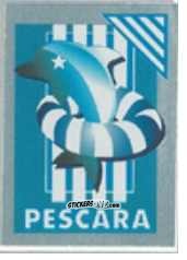 Cromo Scudetto Pescara - Calcio Flash 1996 n. SC32 - Euroflash