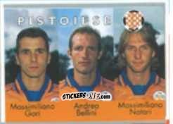 Figurina Massimiliano Gori / Andrea Bellini / Massimiliano Notari - Calcio Flash 1996 n. 378 - Euroflash