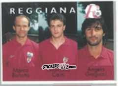 Cromo Marco Ballotta / Giordano Caini / Angelo Gregucci - Calcio Flash 1996 n. 381 - Euroflash