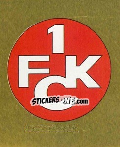 Figurina 1. FC Kaiserslautern - Goldwappen - German Football Bundesliga 2000-2001 n. 252 - Panini