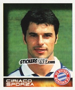 Sticker Ciriaco Sforza - German Football Bundesliga 2000-2001 n. 338 - Panini