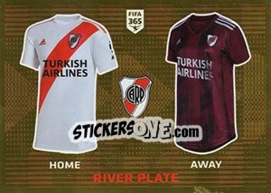 Figurina River Plate T-Shirt - FIFA 365 2020. 448 stickers version n. 315 - Panini